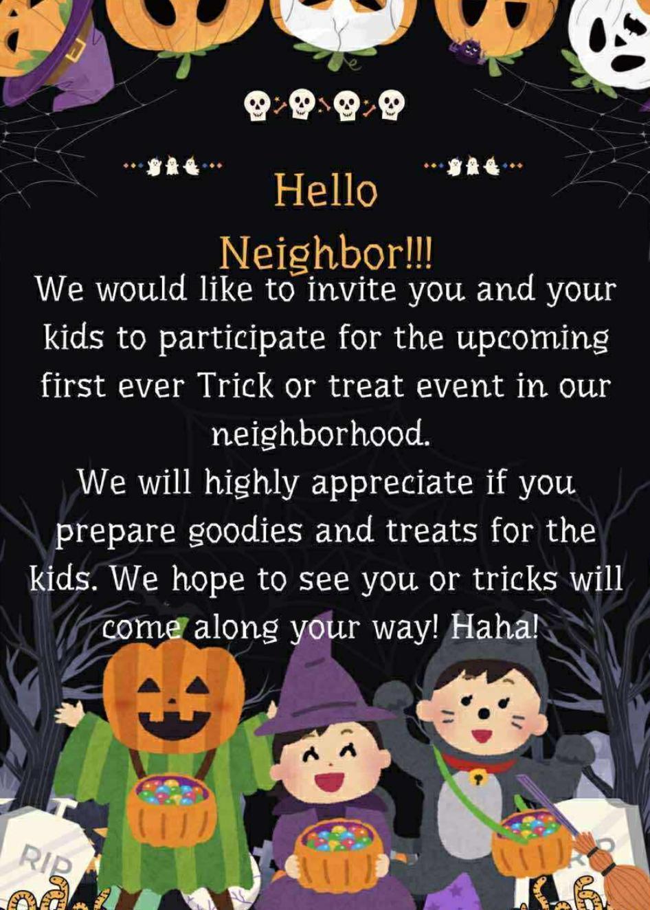 Halloween Party Official Invitation